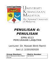 Cukai sebagai penggalak pertumbuhan ekonomi. Projek Penulisan 4 Ga03033 Penulisan 4 Penulisan Eppa 4513 Percukaian Lanjutan Lecturer Dr Rosiati Binti Ramli Set L1 2 20192020 Group Members Course Hero