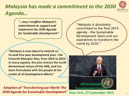 01 dari meja pengarah from the director. Integrating The 2030 Agenda Sdg Roadmap Malaysia