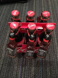 Well, a funny thing happened on my way to the marinade. Jack Coke Great Idea For A Gift Whiskey Gifts Coke Gifts Coke Bottle Crafts