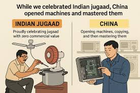 WORD OF THE DAY: Jugaad. Contained in this interesting post comparing the  Indian to Chinese approach to electronics.
