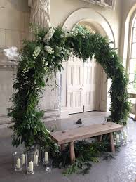 Boho Floral Wedding Arch This Is Our Latest Lovely Idea For The Top Of The Aisle A Hoop Of Wild Flowing F Country Wedding Flowers Wedding Arch Floral Wedding
