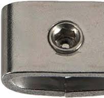 Inc. ISO SC726 Type 304 Stainless Steel Screw Buckles 3/4" - 25 per Box