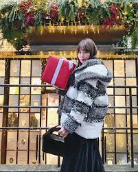 nyanchan22 haruna kojima winter jackets fashion