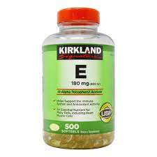 This chart can help convert dosages cited in studies between international units (iu) and milligrams (mg). Acheter Kirkland Signature E 180 Mg 400iu 500 Softgels Evitamins Deutschland