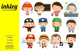 Job And Occupation Clipart Cute Job Clip Art Profession Clipart Free Svg On Request Occupation Clipart Clip Art Jobs In Art