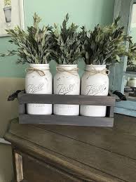 Looking For A Farmhouse Piece Of Decor That Can Go On Your Dining Room Table Mantle Or Be Giv Mason Jar Centerpieces Jar Centerpieces Country Farmhouse Decor