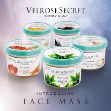 Jual Velrose Secret Face Mask Lulur Wajah Nature Organic Kota Surabaya Agogo Tokopedia
