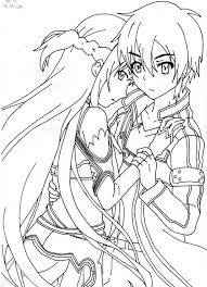 Sword Art Online Kirito Coloring Pages Sword Art Online Kirito Sword Art Online Sword Art