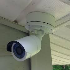 We also think that mounting a security camera indoor, looking through the window may be a good idea the security camera/systems may come with one of the two main types of motion sensors. Installing And Mounting A Bullet Security Camera On A Soffit Installation Guide