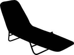 Beach Chair Silhouette Sun Lounger Beach Chairs Chair