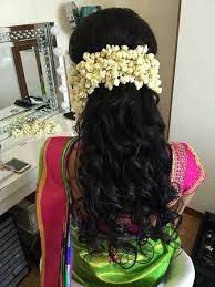 Can Wear My Hair Extension Under Flowers Open Hairstyles Traditional Hairstyle Indian Hairstyles