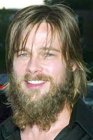 There are noticeable wrinkles around his eyes as well. A Ranking Of Brad Pitt S Best And Worst Hairstyles Stylecaster