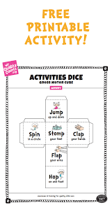 Gross Motor Skills Activity Free Activities For Kids Free Printable Activity Free Activities For Kids English Activities For Kids Motor Skills Activities