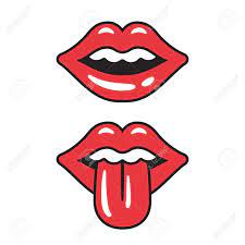 Find the perfect sticking out tongue stock illustrations from getty images. Cartoon Red Open Lips With Tongue Sticking Out Vector Icon Royalty Free Cliparts Vectors And Stock Illustration Image 72610281