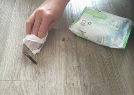 Place the wet rag on the area you want to remove. How To Remove Scuff Marks From Laminate Flooring