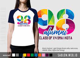 Biasanya pabrik konveksi baju tersebut memproduksi seperti baju polos, baju oblong, baju distro, baju seragam untuk memenuhi kebutuhan konsumen. 18 Contoh Desain Sablon Kaos Reuni Alumni Kelas Angkatan Sekolah Smp Sma Sablon Kaos Online