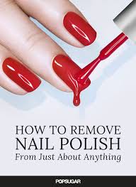How To Get Nail Polish Off Just About Anything Nail Polish Get Nails Nail Polish Stain