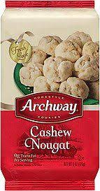 I wasn't expecting anything, so imagine my surprise and delight to find that it was filled with samples of archway's new holiday cookies! Archway Cashew Nougat Cookies Walmart Nougat Praline Cashew Nougat Praline Zotter Schokolade These Make The Holidays Perfect For Me Have Looked Forward To The Finest Meltaway Cookie For