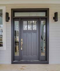 Stain is formulated for use on concrete, masonry and asphalt. Craftsman Charm Exterior Sherwin Williams Black Magic Door With Polish Brass H Eclectic Entry Nashville By Marcelle Guilbeau Interior Designer Houzz