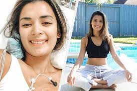 Sharing a photo of themselves, madrigal said they have been separated and are going through divorce.. Woke Up Feeling Lighter And Happier Michelle Madrigal Had Her Breast Implants Removed Abs Cbn News