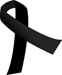 Skin cancer is represented by a black ribbon, lung cancer by a white ribbon and prostate cancer is light blue. Skin Cancer Awareness Ribbon Breast Cancer Ribbon Black Transparent Cartoon Jing Fm