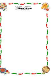 Restaurant Menu Clip Art Borders Clip Art Mexican Menu
