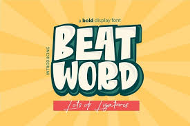 Learn how to download custom fonts to use on your ipad here. Download Beat Word Bold Display Font Otf Ttf