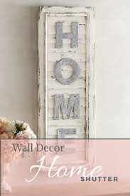 Home Shutter Wall Art Home Decor Shabby Chic Ideas Shabby Chic Decor Rustic Home Decor Ideas Country Decor Shutter Decor Shutter Wall Decor Handmade Home