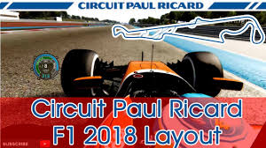 Compte twitter officiel du circuit paul ricard. Circuit Paul Ricard F1 2018 Layout Fernando Alonso Mclaren Honda Assetto Corsa Youtube