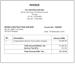 Every registered person who makes any taxable supply of goods or services in the course or furtherance of any business in malaysia shall issue a tax invoice to his buyer within 30 days from the date of supply or the date of payment made on such supply (in full or in part). Https Mysst Customs Gov My Assets Document 1 20guide 20on 20employment 20services 25082018 Pdf