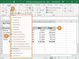 On the view tab, in the show group, clear the gridlines check box. How To Add Borders In Excel Customguide