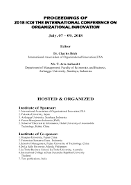 Rachel vennya gugat cerai niko al hakim. Pdf Proceedings Of 2018 Icoi The International Conference On Organizational Innovation Hosted Organized Institute Of Sponsor Institute Of Co Sponsor Dr Suhartono Mba Ma And Kartini Istikomah Academia Edu