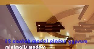 70 desain plafon ruang tamu cantik desain langit langit klasik. 12 Contoh Model Plafon Gypsum Minimalis Modern Desain Model Furniture