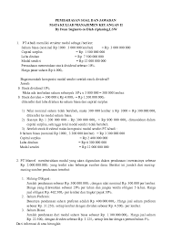 Maybe you would like to learn more about one of these? Doc Pembahasan Soal Dan Jawaban Mata Kuliah Manajemen Keuangan Ii By Iwan Sugianto Co Diah Ciptaning Lsw Iwan Sugianto Academia Edu