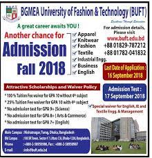 Bgmea University Of Fashion Technology Buft Admission Fall 2018 Unirank tries to answer this question by publishing the 2021 bangladeshi university ranking of 138 bangladesh university of engineering and technology.