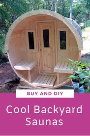 The bzb cabins and outdoors igloo 40 barrel sauna kit is the best barrel sauna. Cool Backyard Saunas That You Can Buy And Diy Gardening Know How S Blog