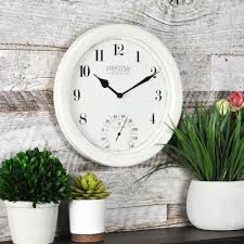 Decorative outdoor wall clock and thermometer. Decorative Outdoor Clock And Thermometer Set You 39 Ll Love In 2021 Visualhunt