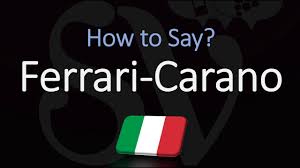 In the world of words and all of t. How To Pronounce Ferrari Carano California Winery Pronunciation Italian Food