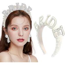 Amazon.com : NARUNING 1Pcs Fashion Ladies Crystal Hair Hoop, Rhinestone  Pearl headband, Padded Headbands, for Women and Girls (Champagne) : Beauty  & Personal Care
