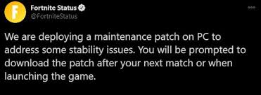 Cars pull in, radio stations go live. New Fortnite Update Today Pc Maintenance Update Released November 4th 2020 Fortnite Insider