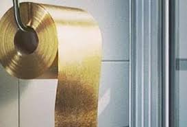 24 Carat Gold Toilet Paper World's most expensive toilet paper