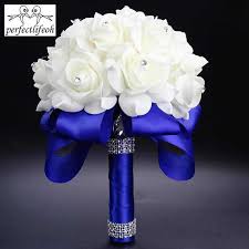 Cobalt blue flowers are perfect for weddings as they are fresh and something blue! Royal Blue Wedding Bouquets Off 74 Buy
