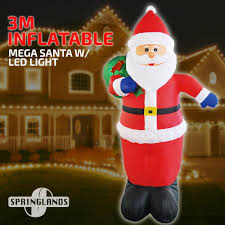 We did not find results for: Inflatable Christmas 3m Santa W Led Light Gift Xmas Decoration Outdoor Airblown Springlands