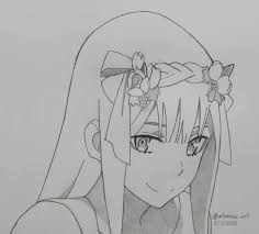 Gai tsutsugami is the mysterious and charismatic leader of the group funeral parlor. Couldn T Resist Drawing One Of My Favorite Pictures Zero Two With Her Flower Crown Zerotwo