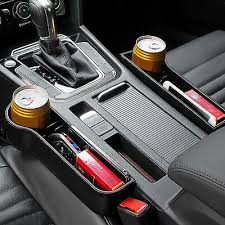 Driver Side Car Seat Gap Catcher Storage Box Pocket Organizer Phone Key Holder 2 Car Storage Box Color Black Car Seat Organizer Car Storage Box Car Storage
