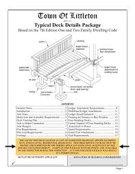 Maybe you would like to learn more about one of these? Typical Deck Details Pub Town Of Littleton Massachusetts