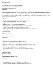 church volunteer resume examples best