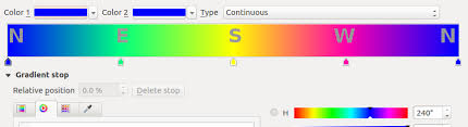 Hsl (hue, saturation, lightness) and hsv (hue, saturation, value, also known as hsb or hue, saturation, brightness) are alternative representations of the rgb color model. Circular Color Map In Qgis Geographic Information Systems Stack Exchange