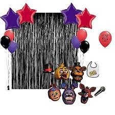 Five Nights At Freddys Birthday Party Photo Booth Props Balloons Decoration Kit Walmart Com Five Nights At Freddy S Party Photo Booth Balloon Decorations