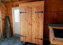 Let's start with the basics… got a shed, but not shelving? Garden Tool Closet Wooden Garden Storage Cabinet